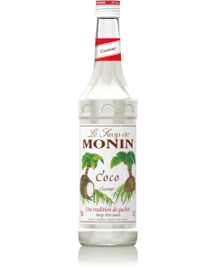 Monin Coconut Syrup 700ml Glass Bottle