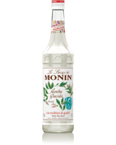 Monin Frosted Mint Syrup 700ml Glass Bottle