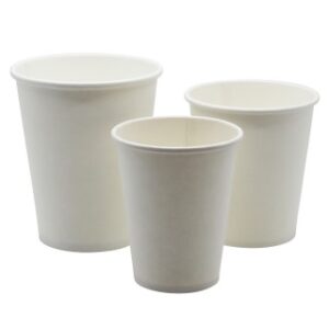 Single Wall White Paper Cup 12oz