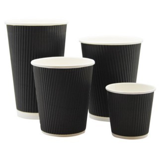 4 Black cups