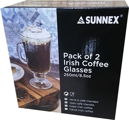 Box of coffee glasses